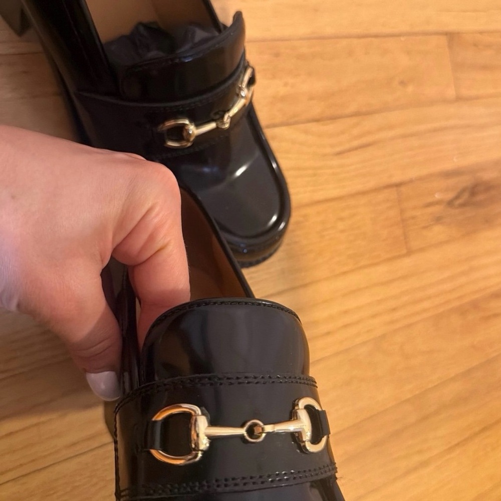 Thursday Boot Co High Heel Penny loafers w horsebit - Picture 9 of 12